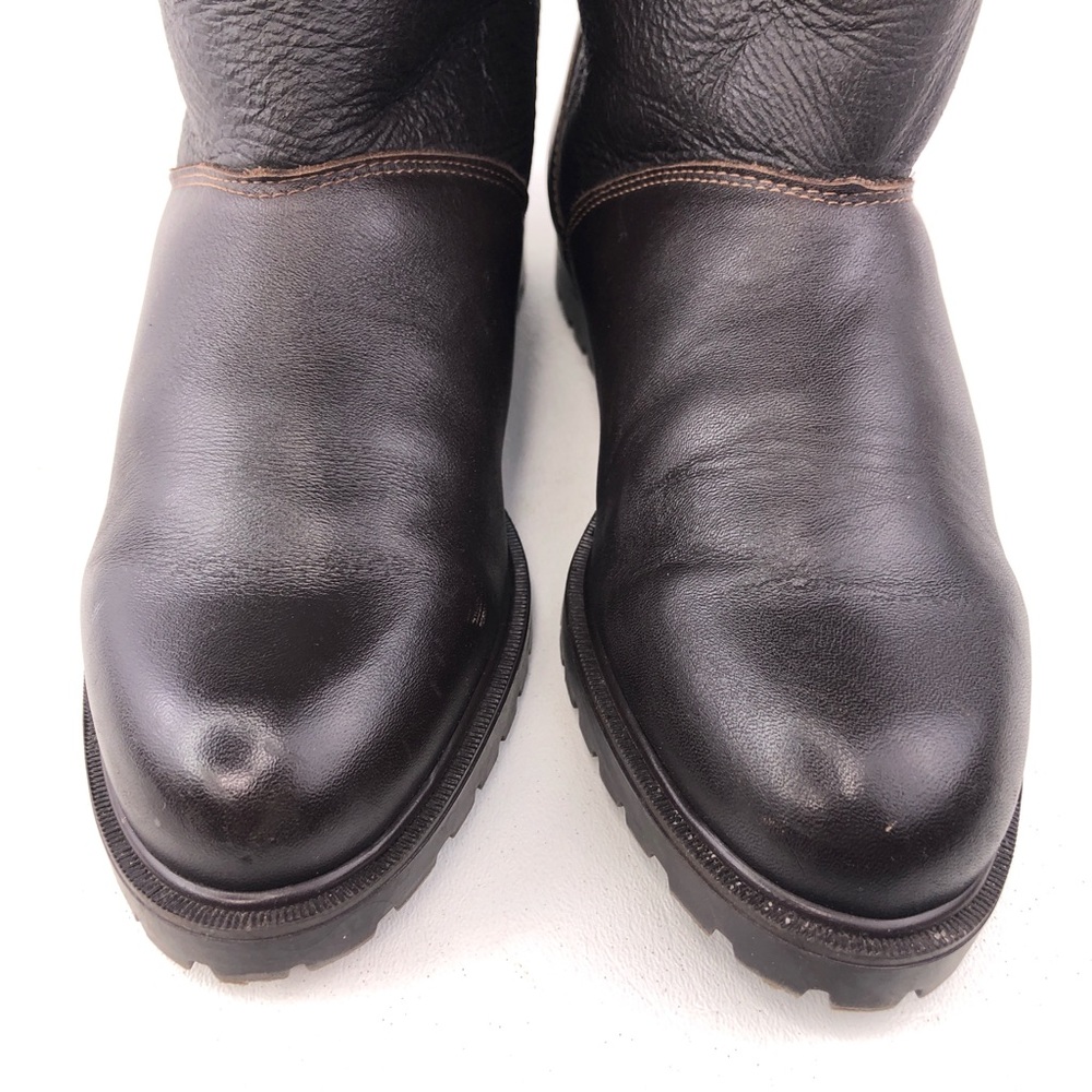 La Canadienne Brown Leather Winter Boots 8.5M - Picture 10 of 13